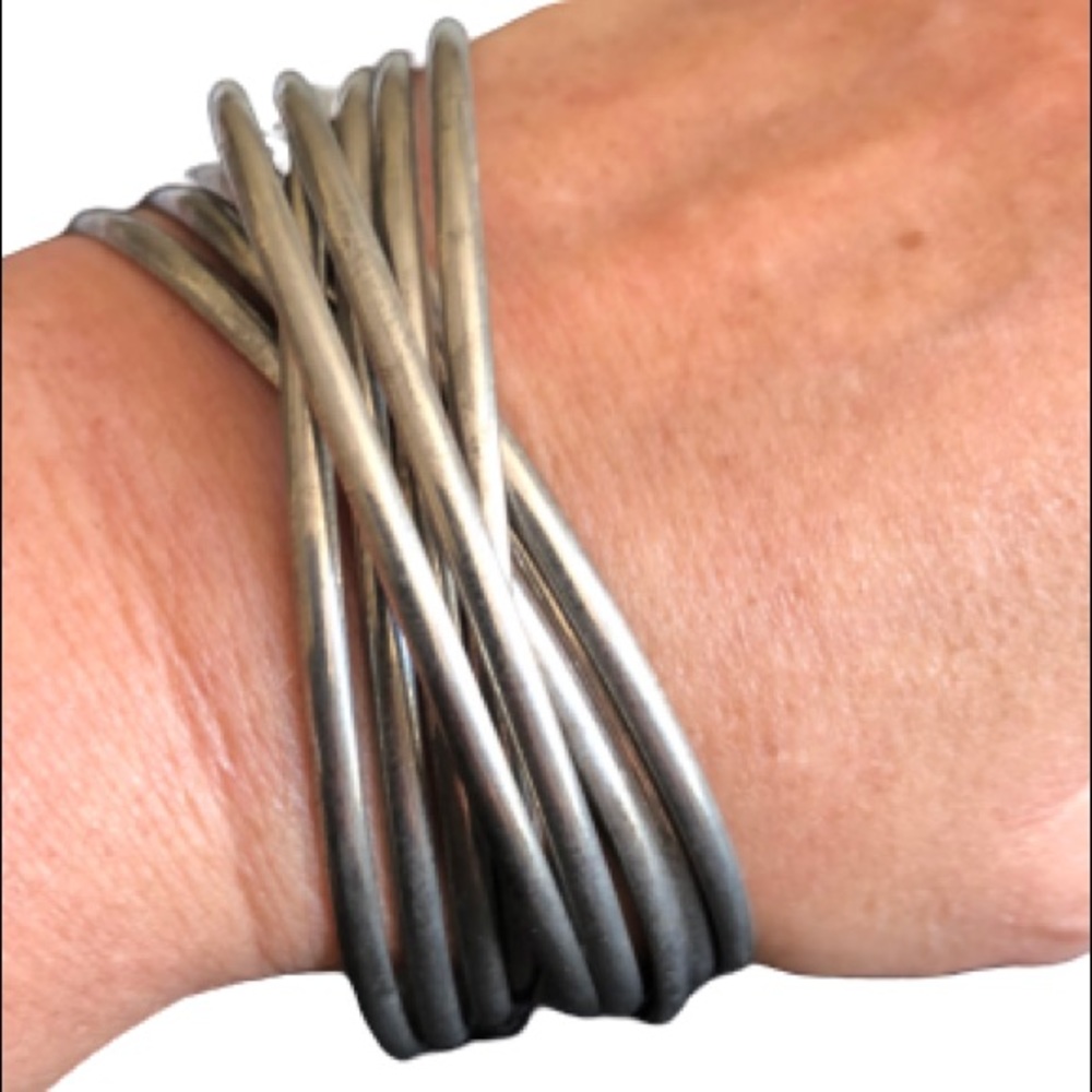 Silver Bangles - image 1